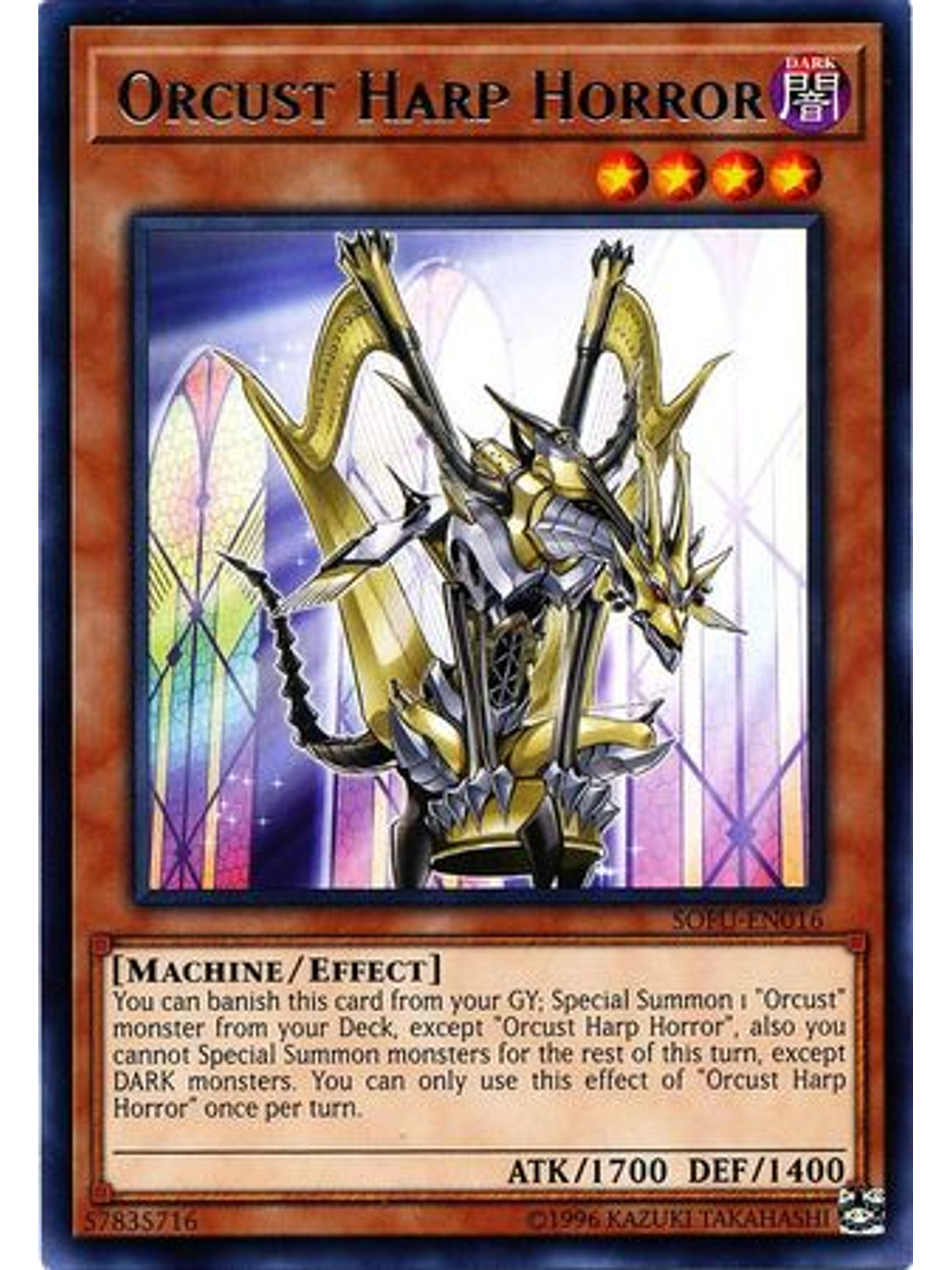 Orcust Harp Horror - SOFU-EN016 - Rare Unlimited 1