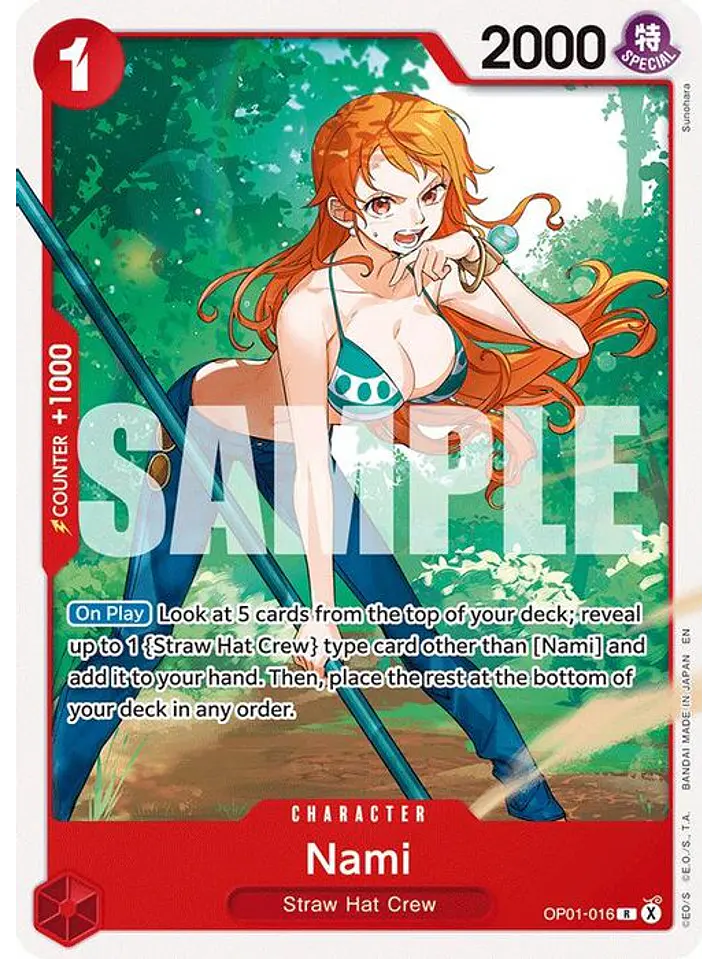 OP01-016 R Nami (ST31 NO FOIL) 1