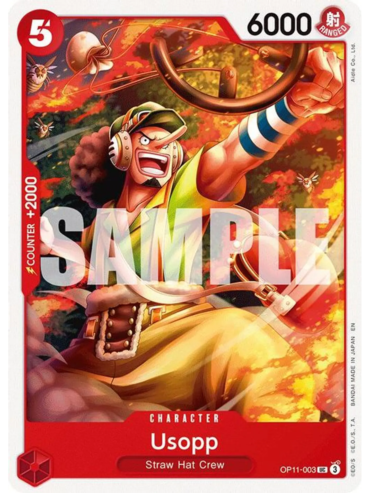 OP11-003 U Usopp (ST31 NO FOIL) 1
