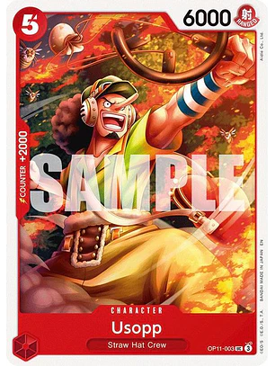 OP11-003 U Usopp (ST31 NO FOIL)