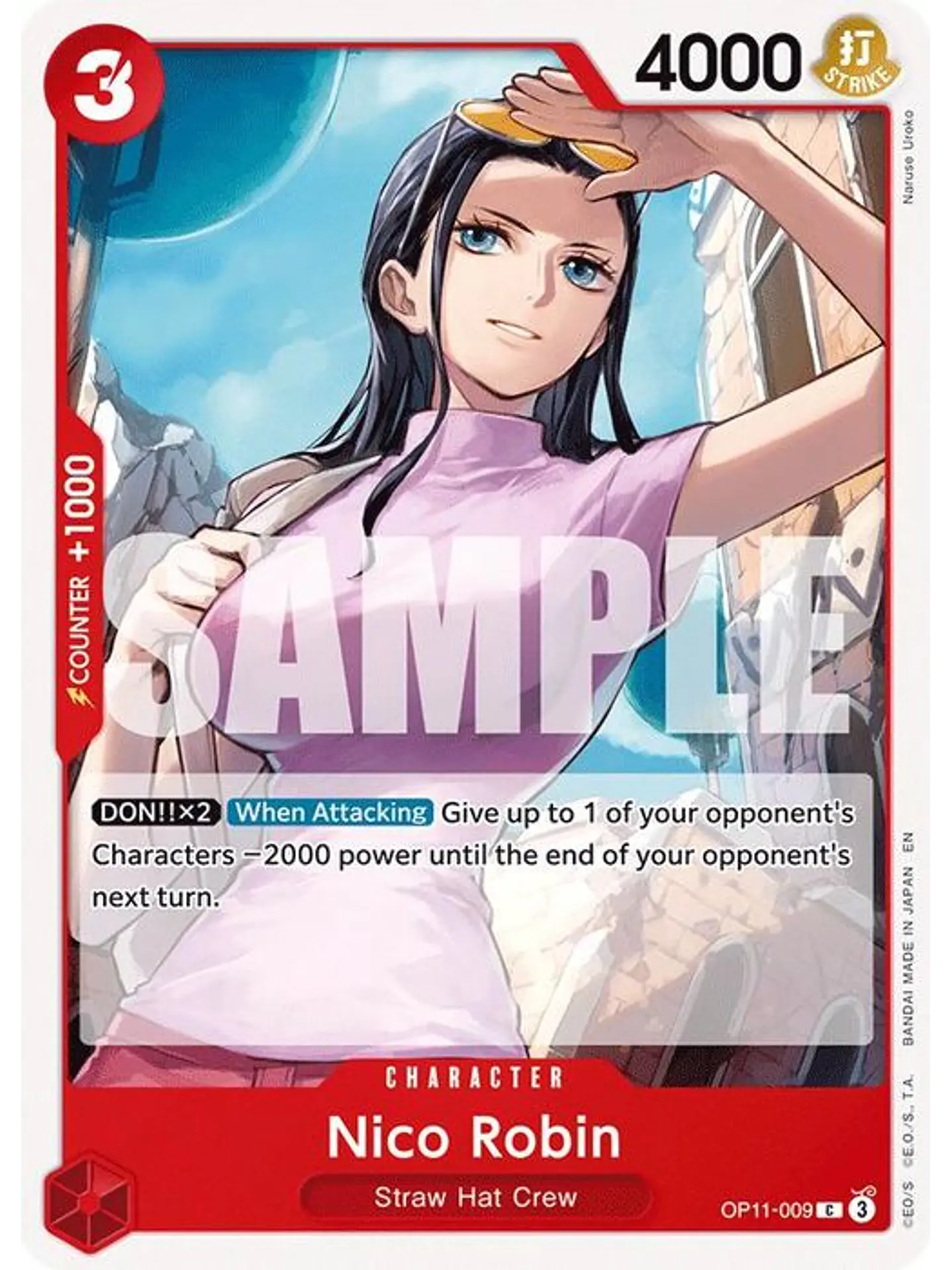 OP11-009 C Nico Robin (ST31 NO FOIL) 1