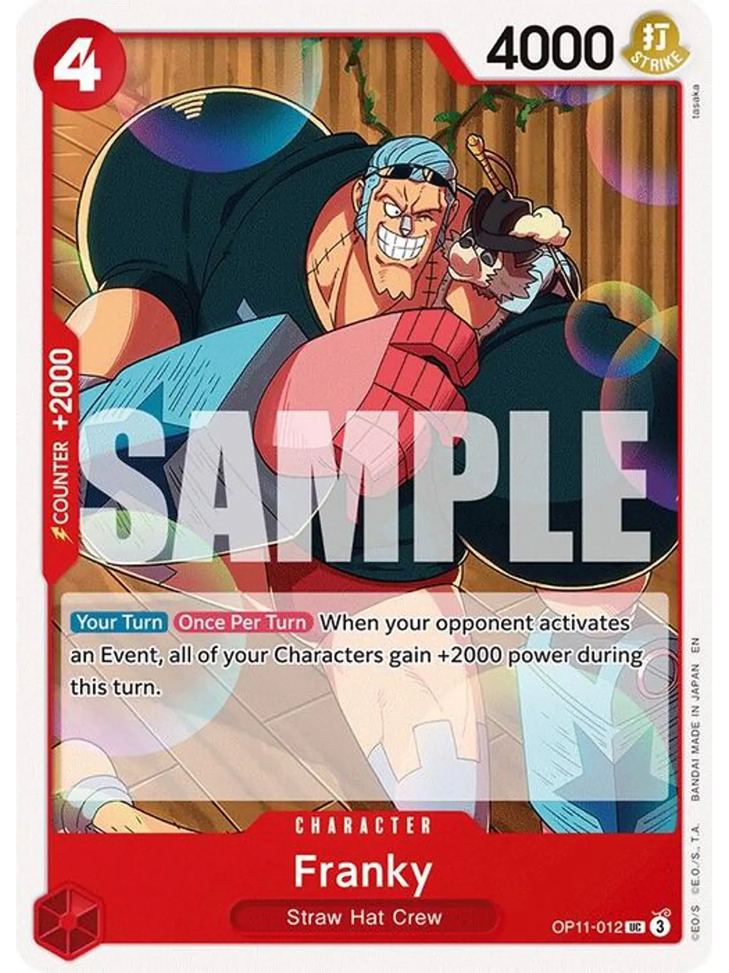 OP11-012 U Franky (ST31 NO FOIL) 1