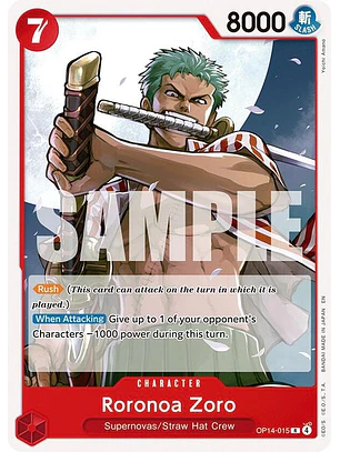 OP14-015 R Roronoa Zoro (ST31 NO FOIL)
