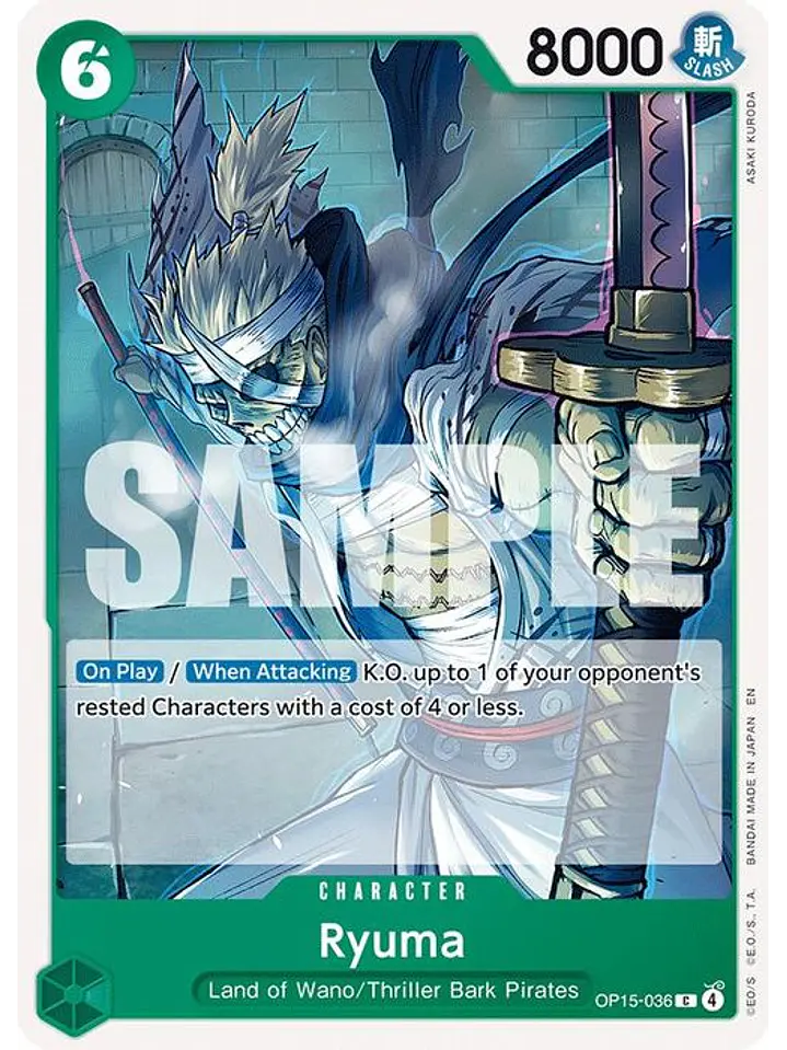 OP15-036 C Ryuma (ST32 NO FOIL) 1