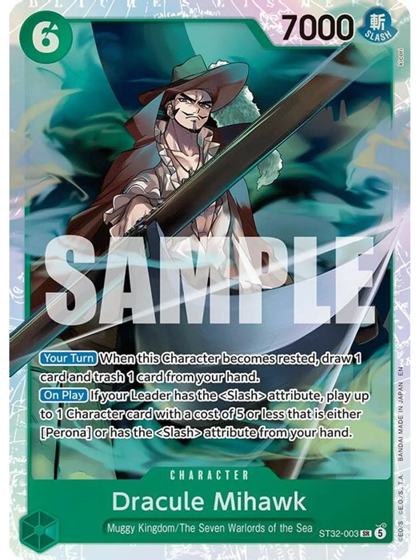 ST32-003 SR Dracule Mihawk 1