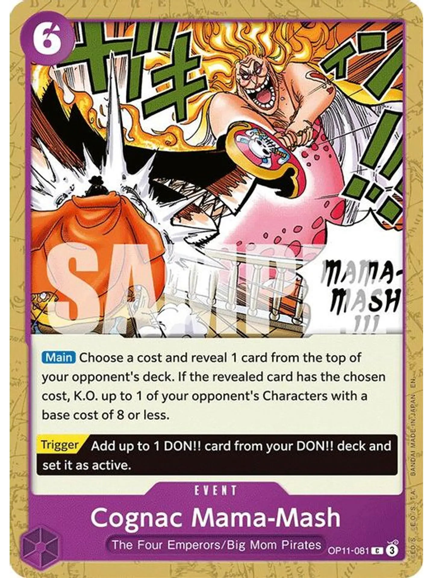 OP11-081 C Cognac Mama-Mash (ST34 NO FOIL) 1