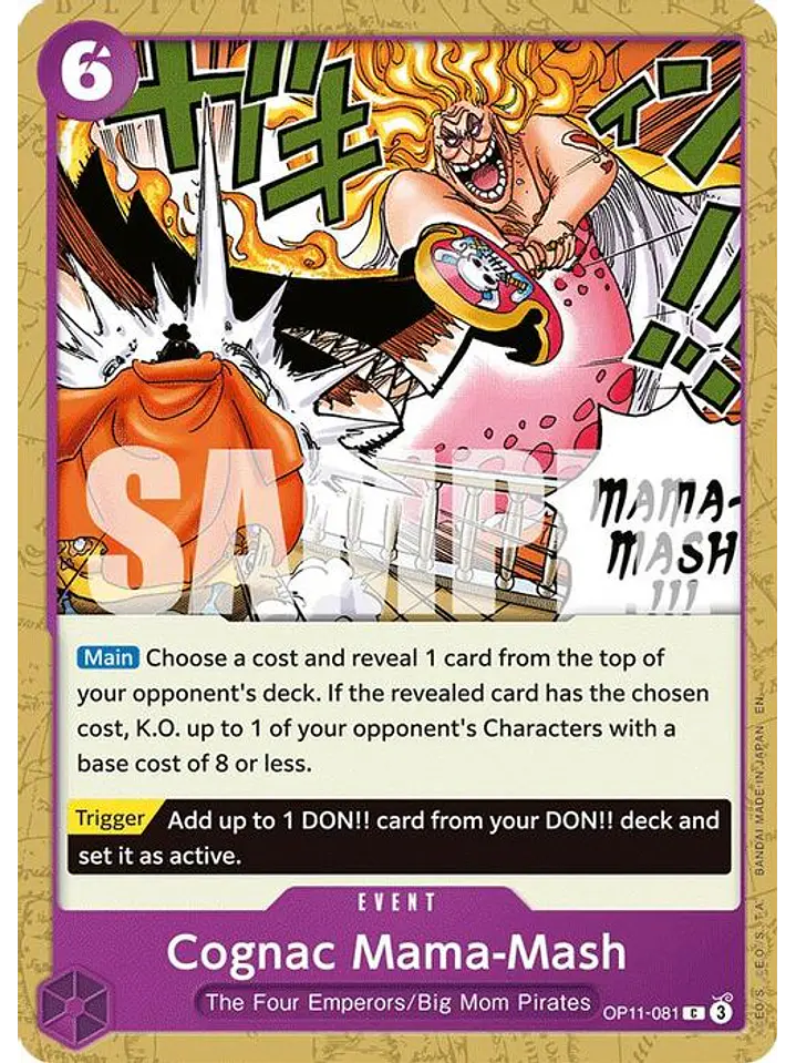 OP11-081 C Cognac Mama-Mash (ST34 NO FOIL) 1