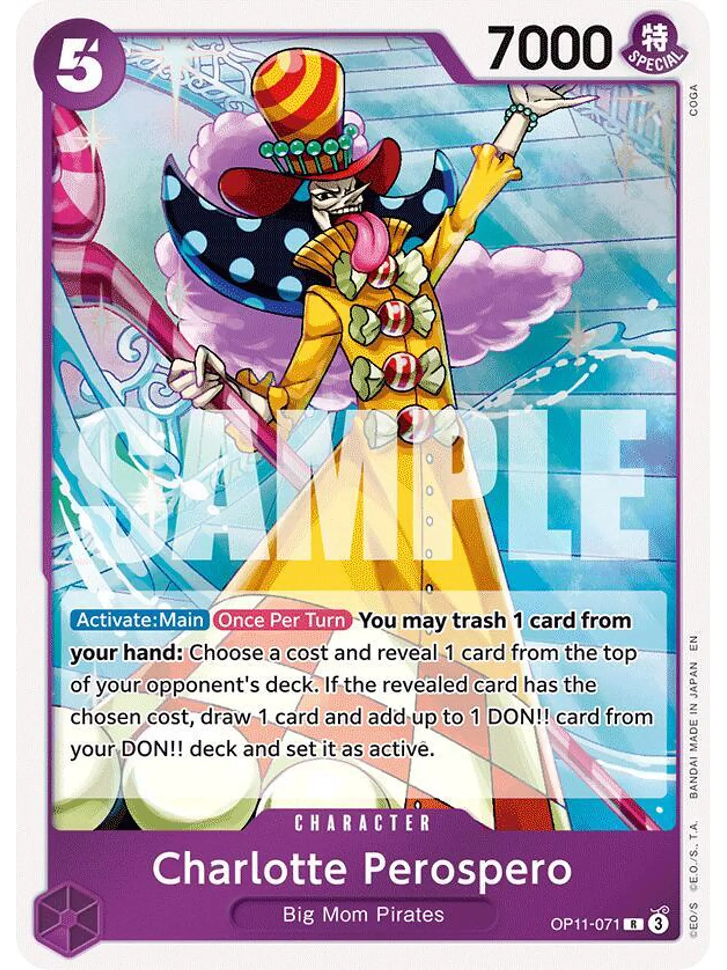 OP11-071 R Charlotte Perospero (ST34 NO FOIL) 1