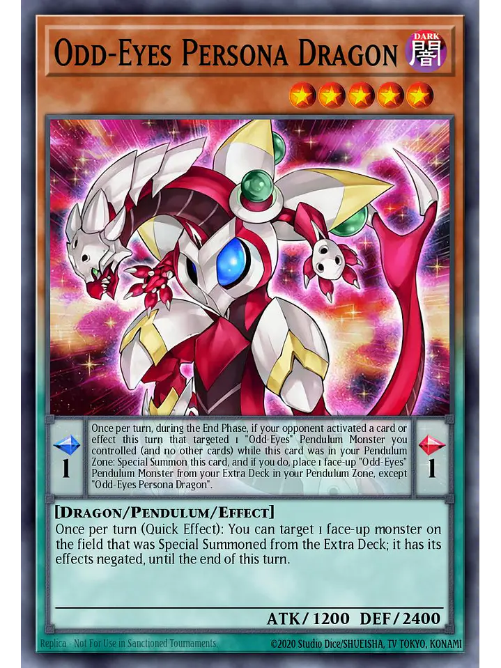 Odd-Eyes Persona Dragon - LAVD-ENO05 - Common 1st Edition 1