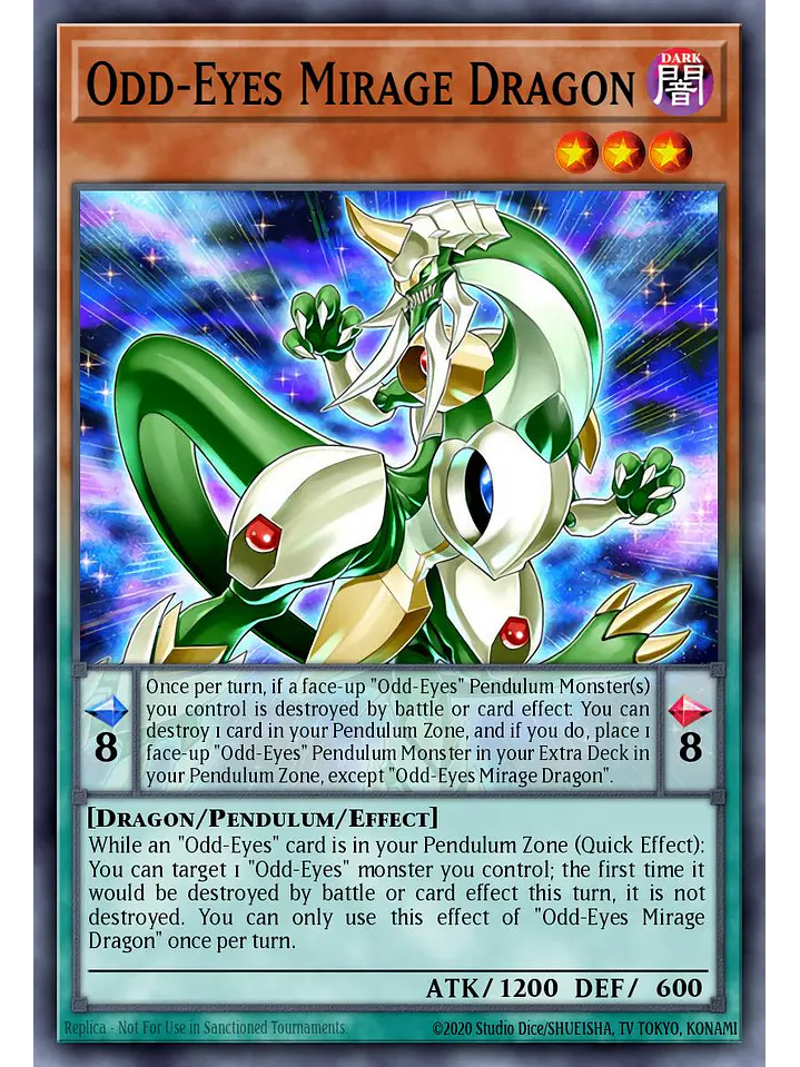 Odd-Eyes Mirage Dragon - LAVD-ENO06 - Ultra Rare 1st Edition 1