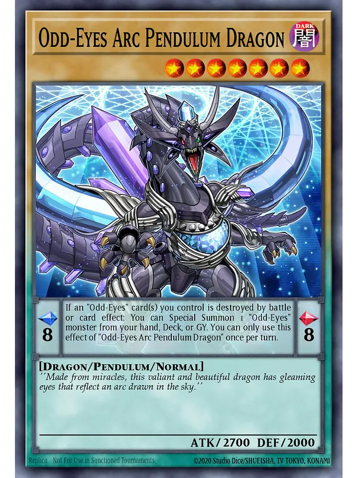 Odd-Eyes Arc Pendulum Dragon - LAVD-ENO11 - Common 1st Edition 1