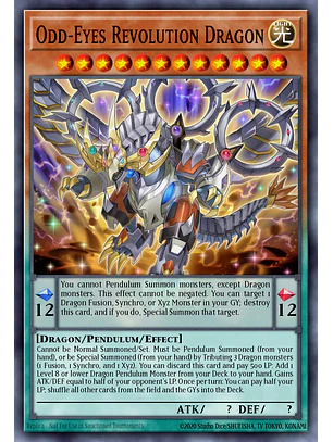Odd-Eyes Revolution Dragon - LAVD-ENO12 - Common 1st Edition