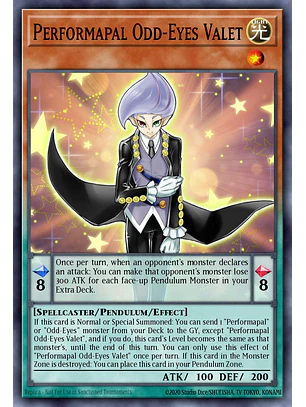 Performapal Odd-Eyes Valet - LAVD-ENO14 - Common 1st Edition