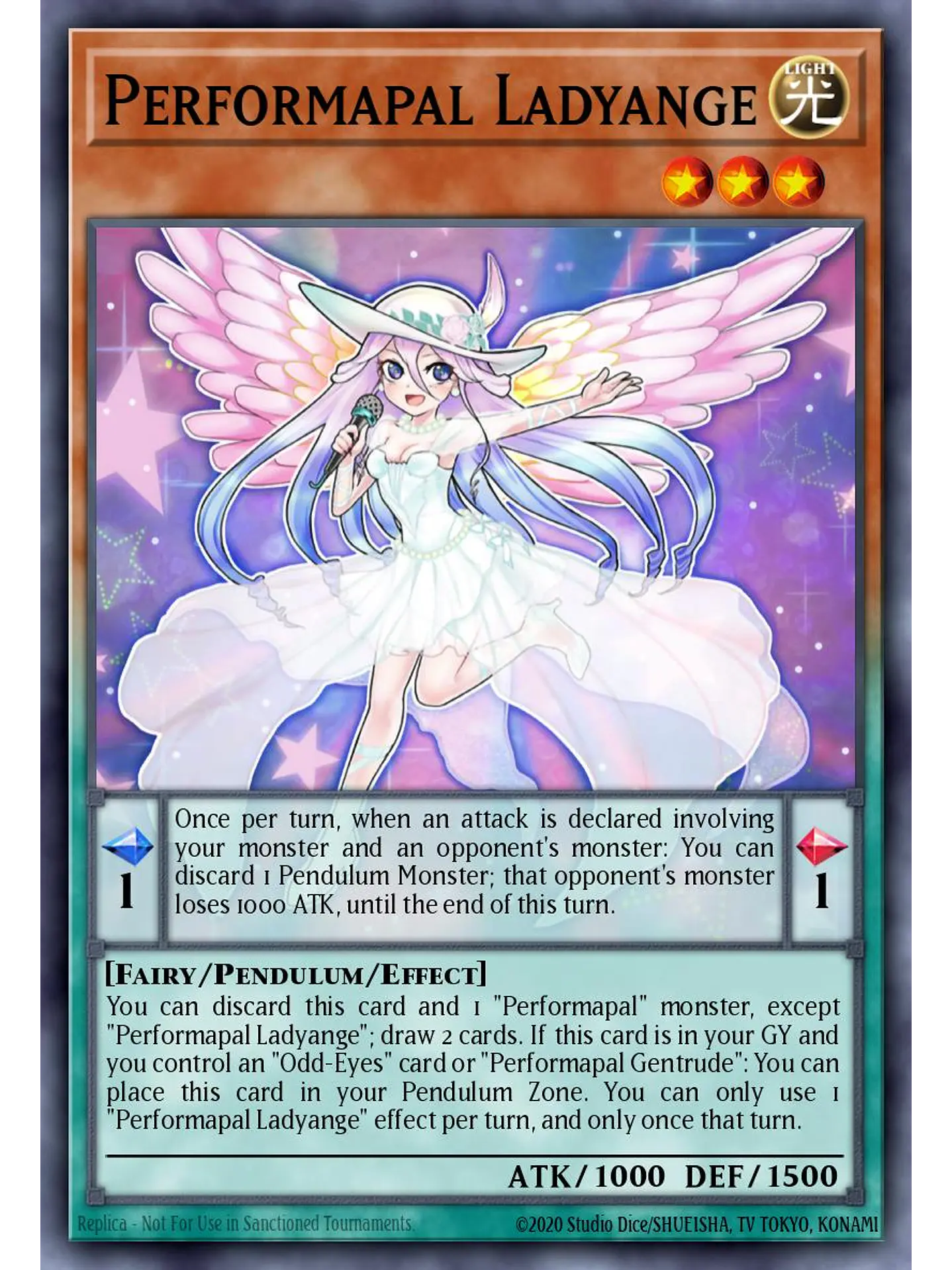 Performapal Ladyange - LAVD-ENO16 - Common 1st Edition 1