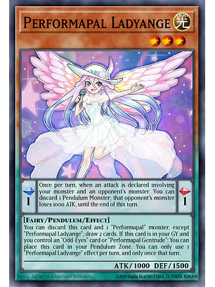 Performapal Ladyange - LAVD-ENO16 - Common 1st Edition