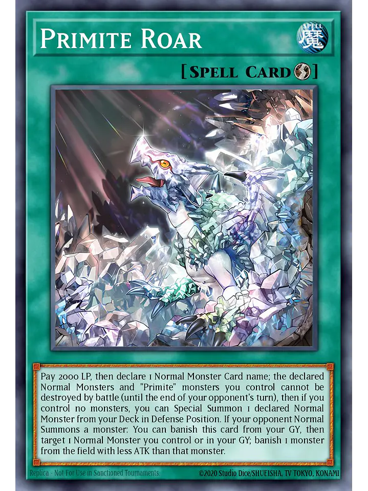 Primite Roar - LAVD-ENO22 - Common 1st Edition 1