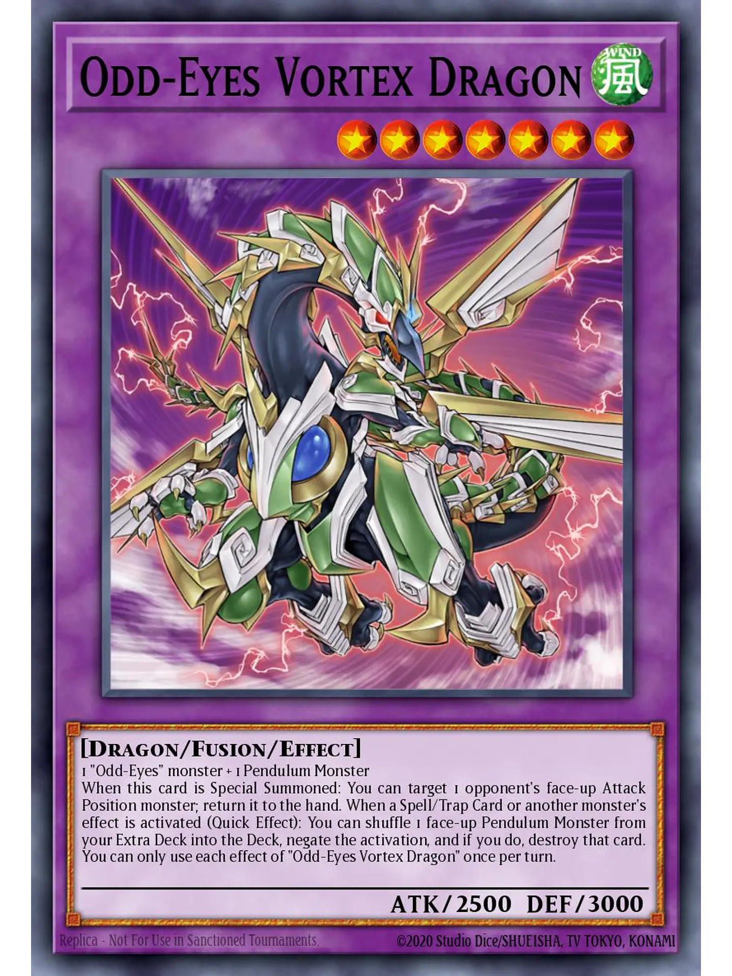 Odd-Eyes Vortex Dragon - LAVD-ENO24 - Ultra Rare 1st Edition 1
