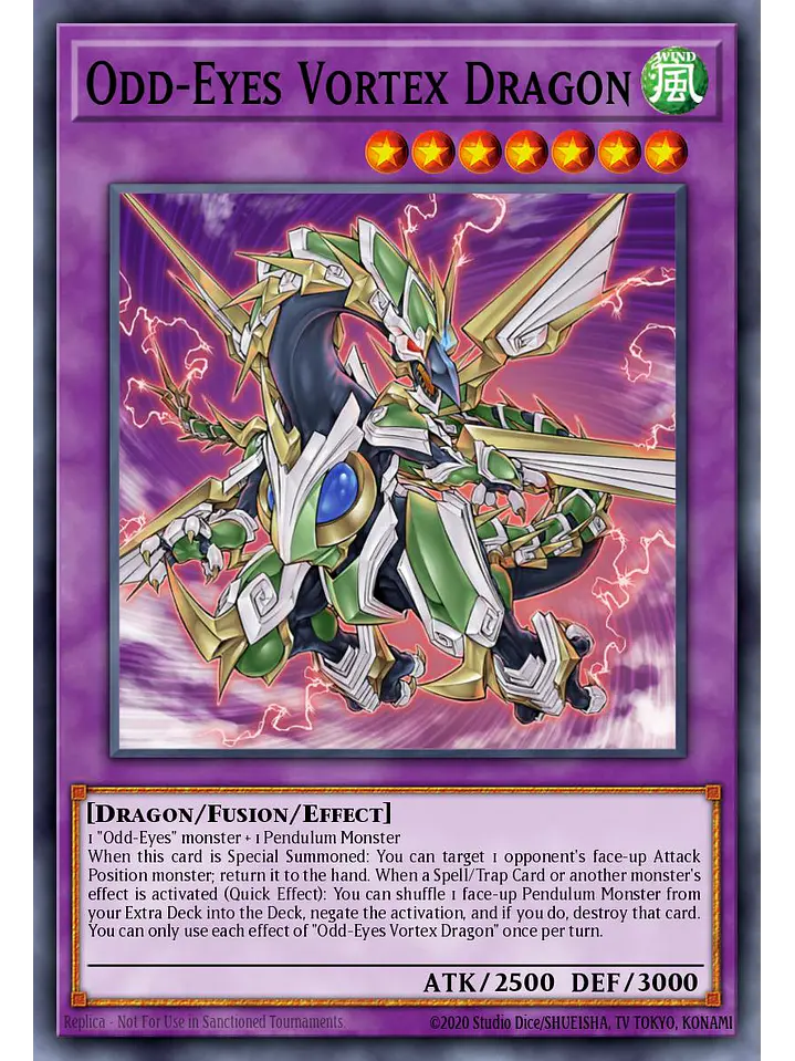 Odd-Eyes Vortex Dragon - LAVD-ENO24 - Ultra Rare 1st Edition 1