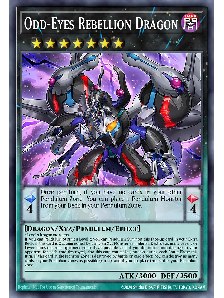Odd-Eyes Rebellion Dragon - LAVD-ENO27 - Common 1st Edition 1