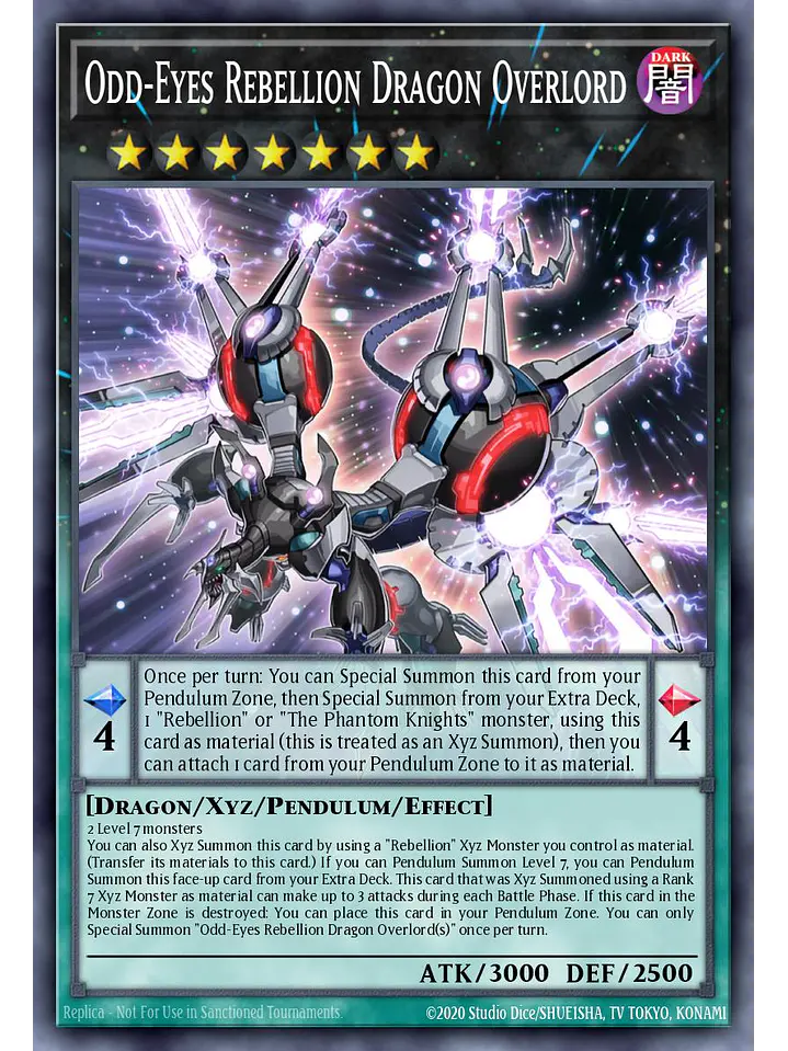 Odd-Eyes Rebellion Dragon Overlord - LAVD-ENO30 - Common 1st Edition 1