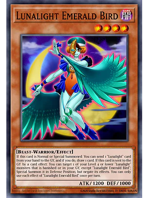 Lunalight Emerald Bird - LAVD-ENL07 - Ultra Rare 1st Edition