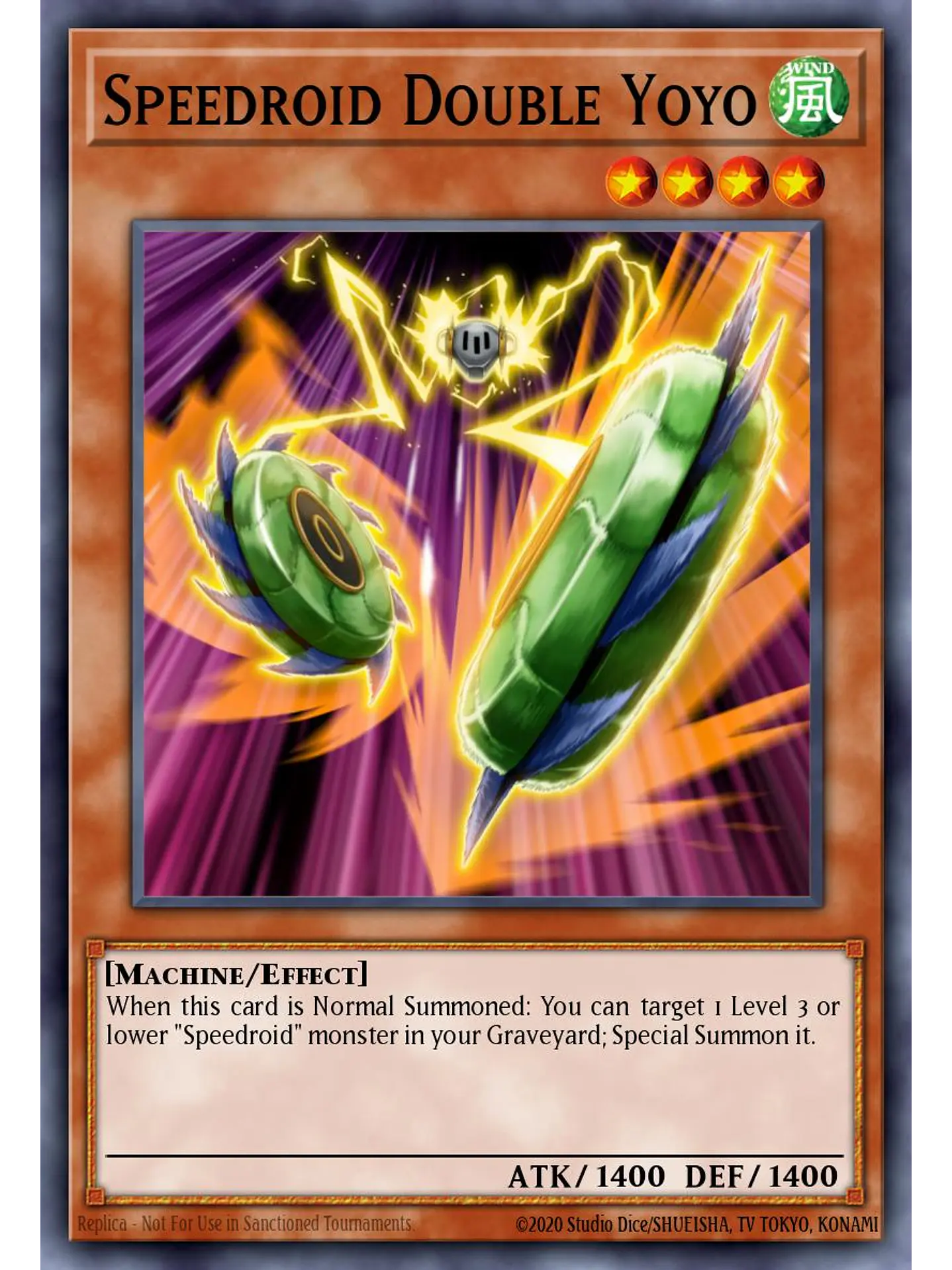 Speedroid Double Yoyo - LAVD-ENS04 - Common 1st Edition 1
