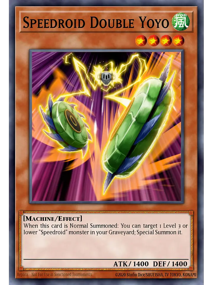 Speedroid Double Yoyo - LAVD-ENS04 - Common 1st Edition 1
