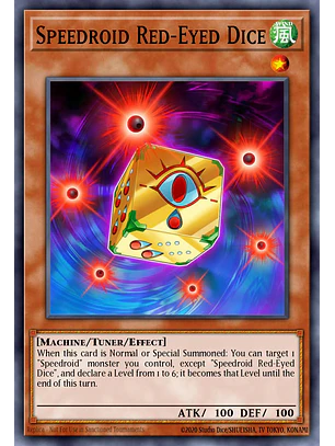 Speedroid Red-Eyed Dice - LAVD-ENS06 - Common 1st Edition