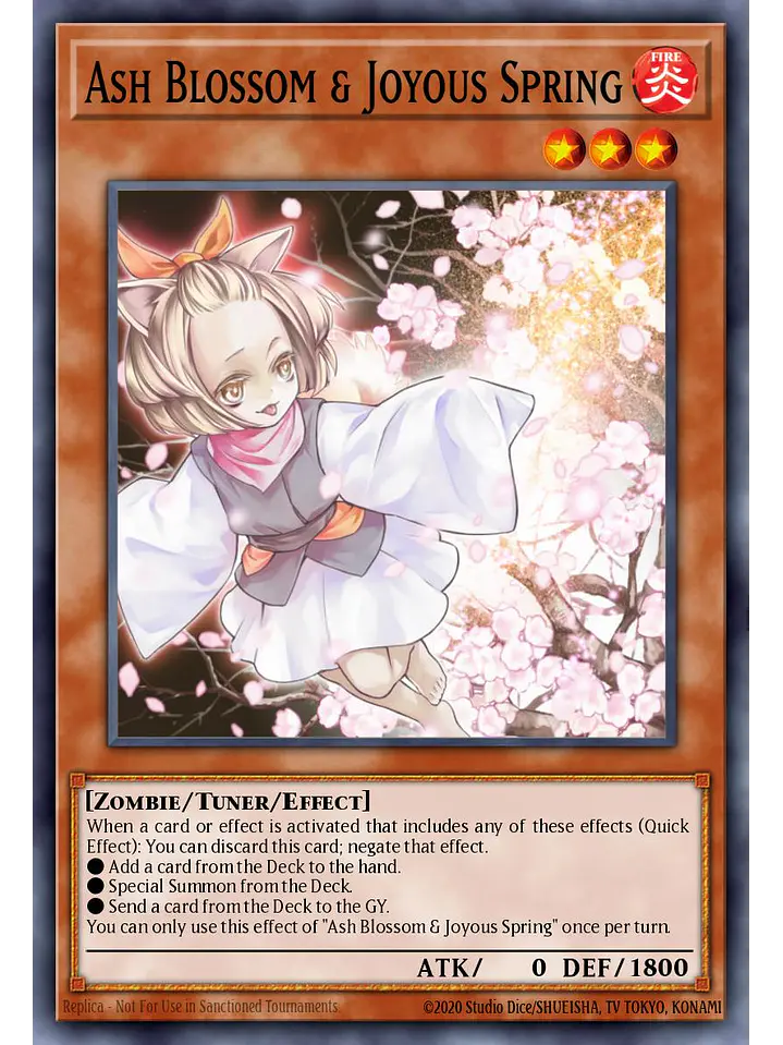 Ash Blossom & Joyous Spring - LAVD-ENS08 - Common 1st Edition 1