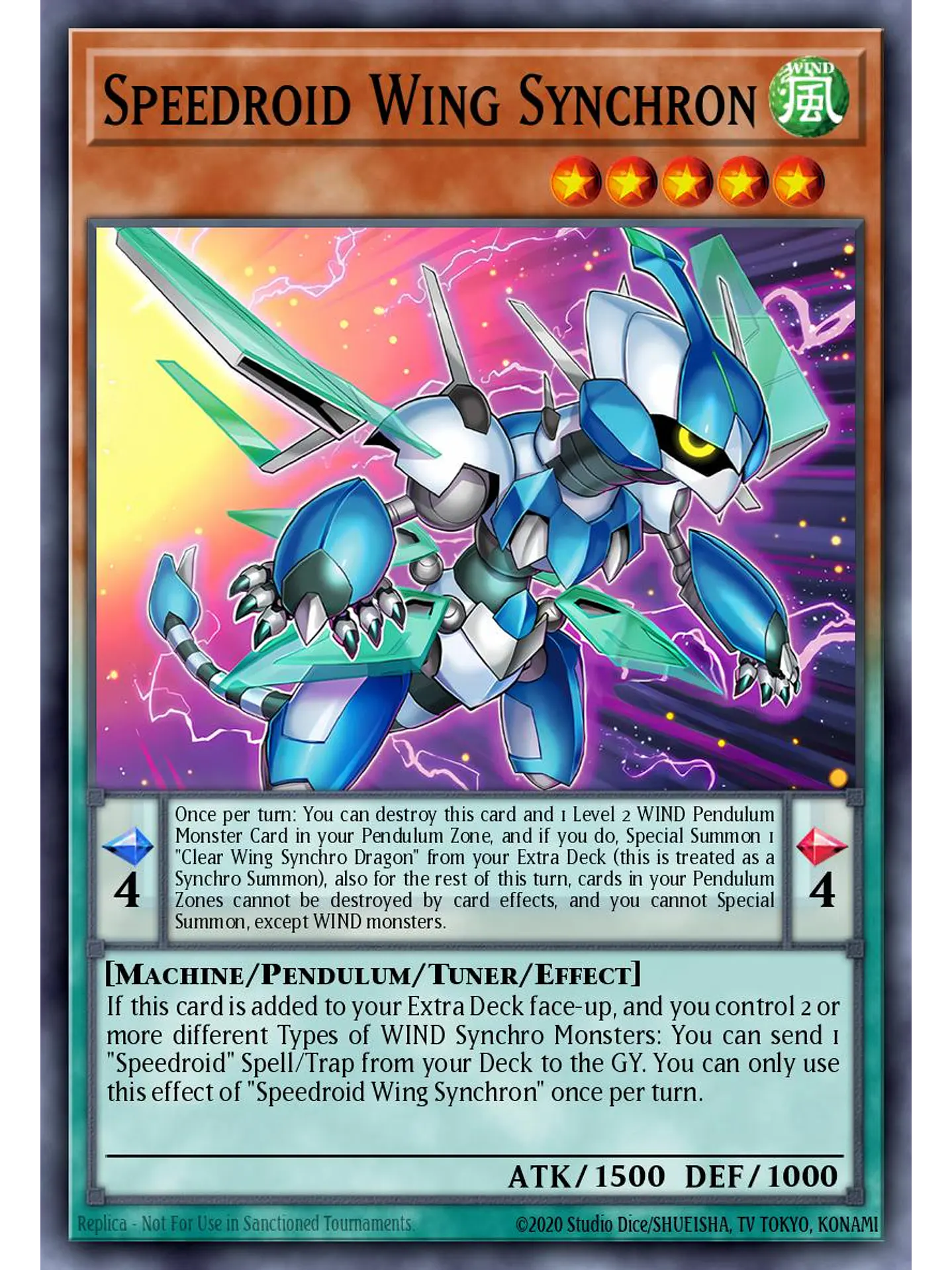 Speedroid Wing Synchron - LAVD-ENS14 - Common 1st Edition 1