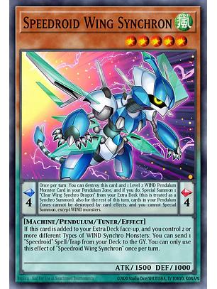 Speedroid Wing Synchron - LAVD-ENS14 - Common 1st Edition