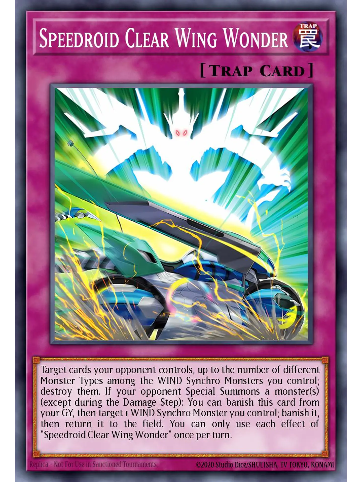 Speedroid Clear Wing Wonder - LAVD-ENS23 - Common 1st Edition 1