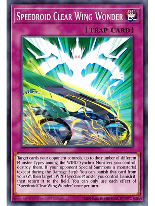 Speedroid Clear Wing Wonder - LAVD-ENS23 - Common 1st Edition