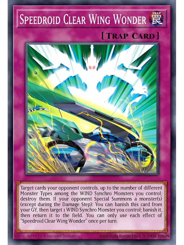 Speedroid Clear Wing Wonder - LAVD-ENS23 - Common 1st Edition 1