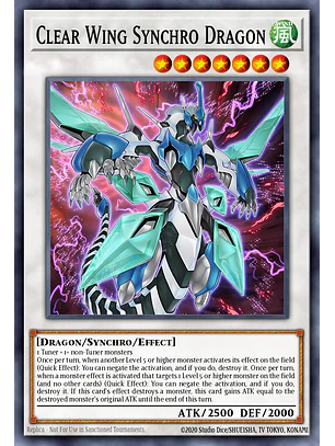 Clear Wing Synchro Dragon - LAVD-ENS24 - Common 1st Edition