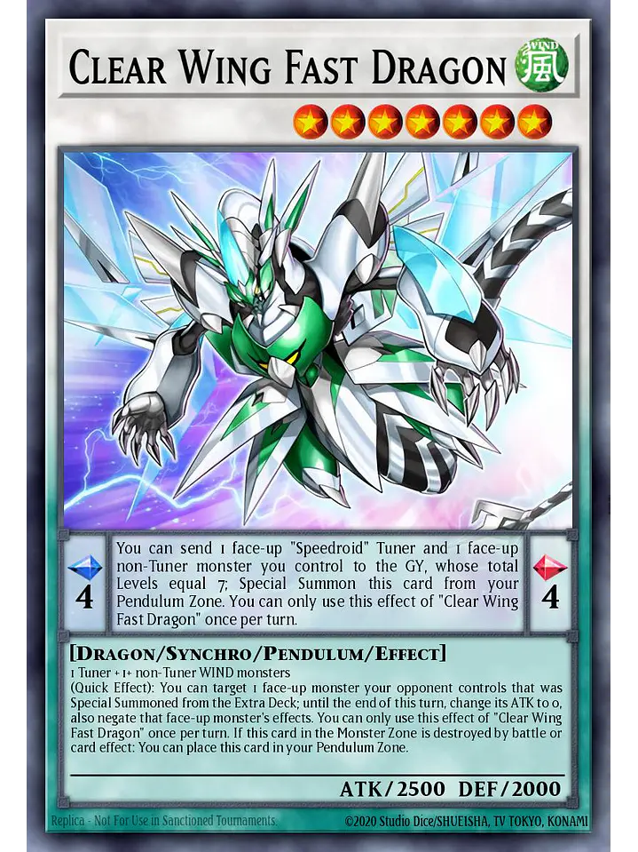 Clear Wing Fast Dragon - LAVD-ENS29 - Common 1st Edition 1