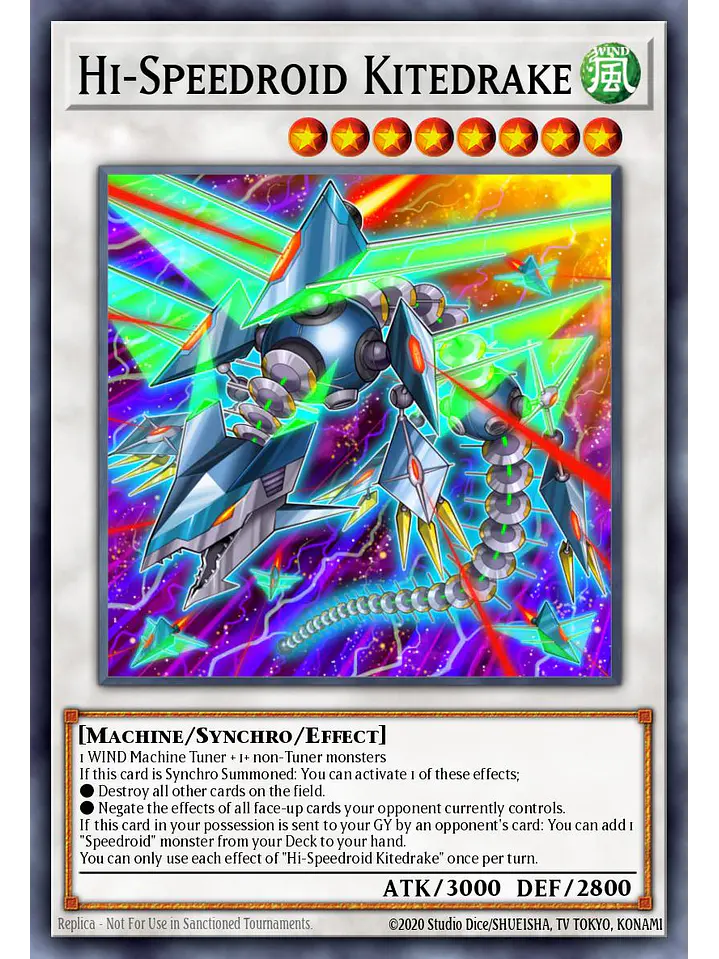 Hi-Speedroid Kitedrake - LAVD-ENS30 - Ultra Rare 1st Edition 1