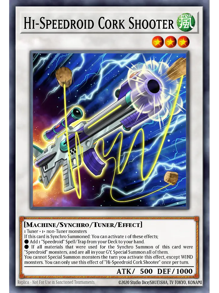 Hi-Speedroid Cork Shooter - LAVD-ENS31 - Common 1st Edition 1
