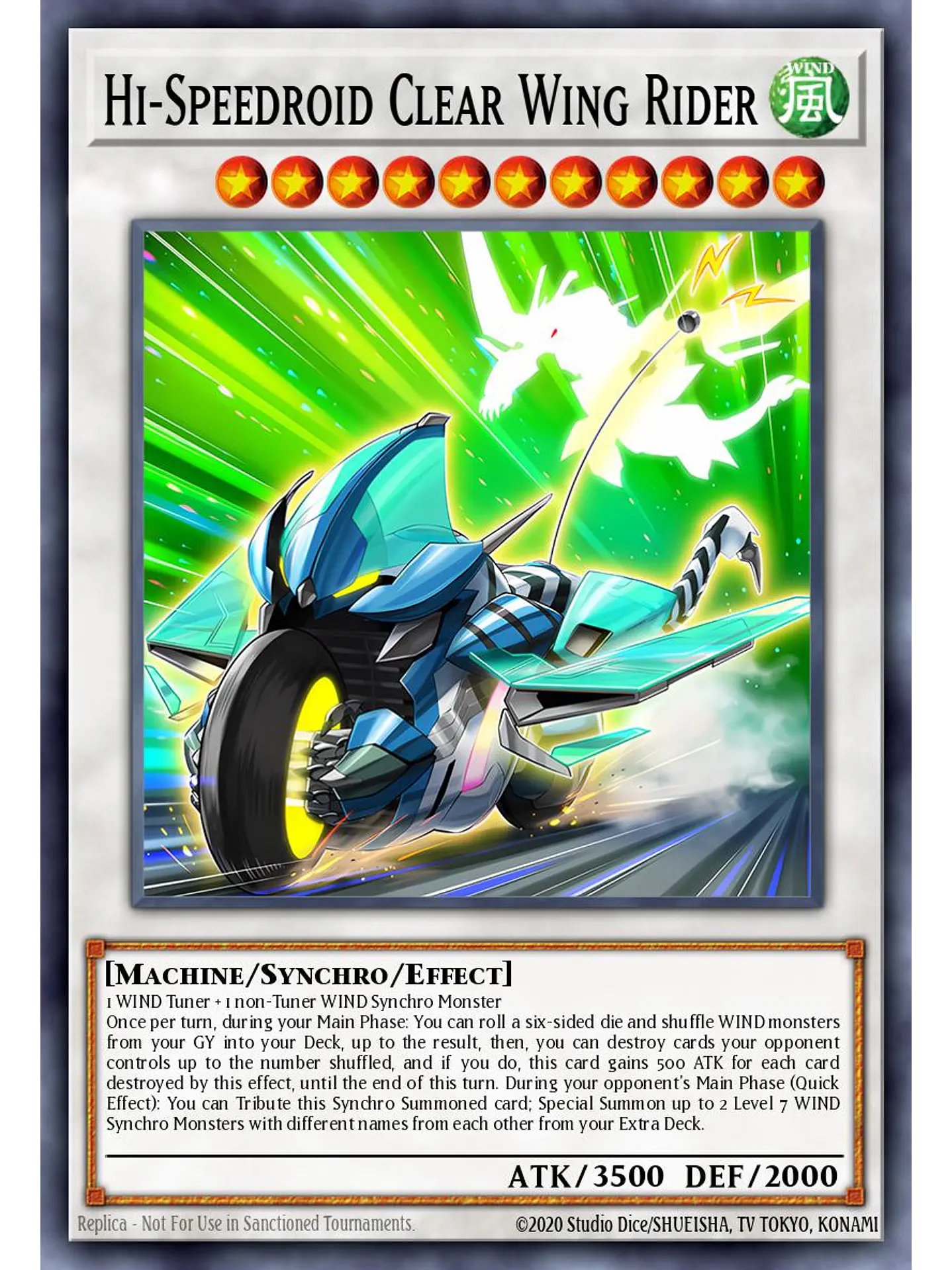 Hi-Speedroid Clear Wing Rider - LAVD-ENS33 - Common 1st Edition 1