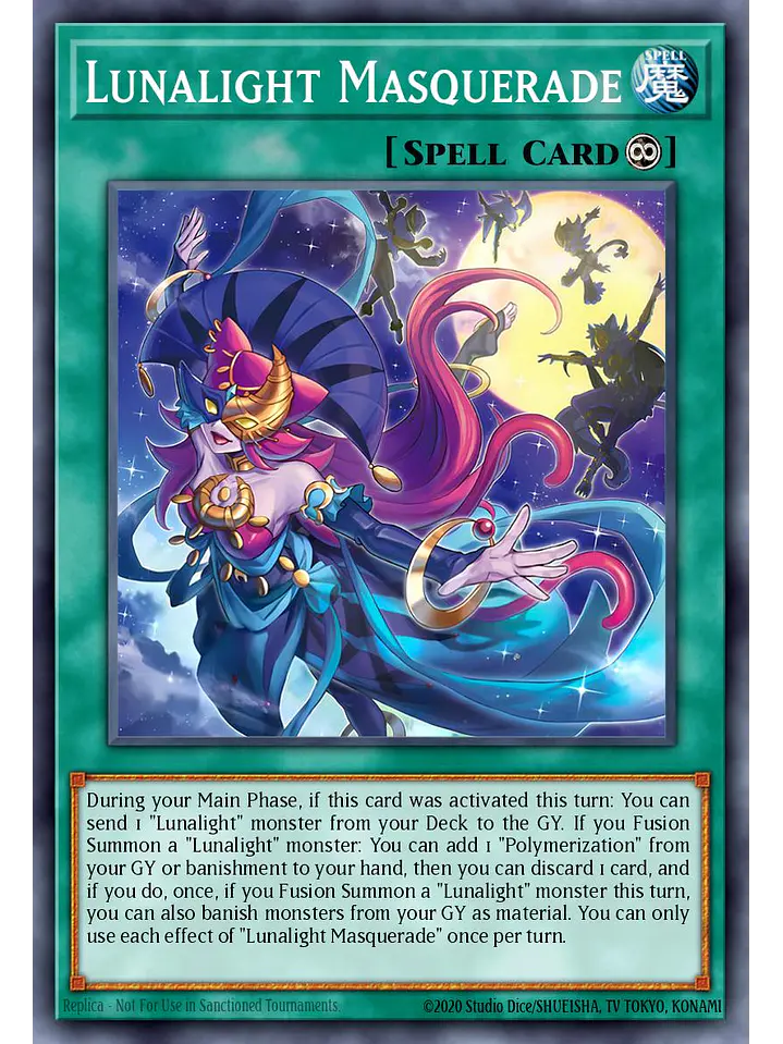 Lunalight Masquerade - LAVD-ENL26 - Secret Rare 1st Edition 1