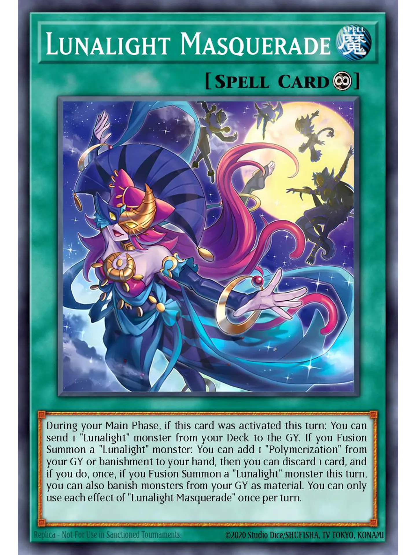 Lunalight Masquerade - LAVD-ENL26 - Starlight Rare 1st Edition 1