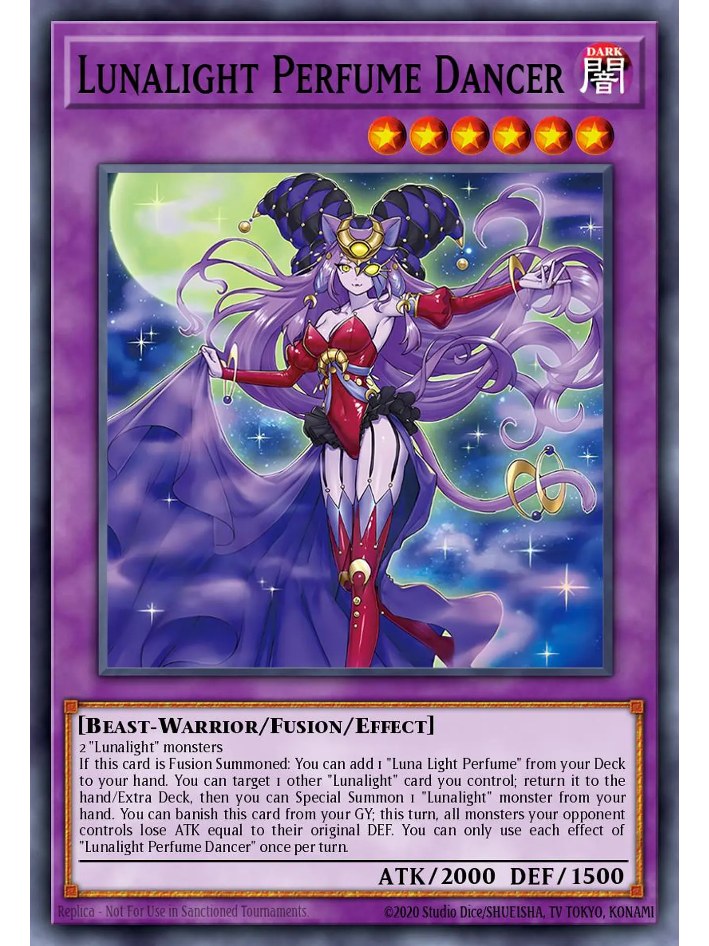 Lunalight Perfume Dancer - LAVD-ENL35 - Secret Rare 1st Edition 1