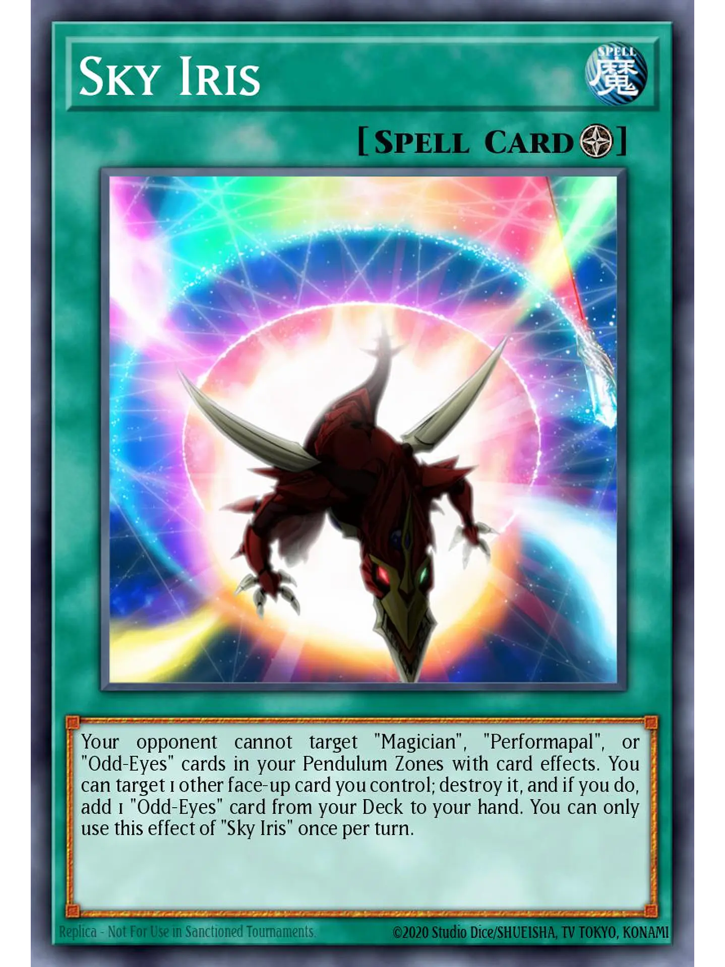 Sky Iris - LAVD-ENO19 - Starlight Rare 1st Edition 1