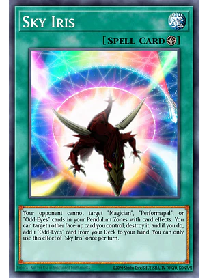 Sky Iris - LAVD-ENO19 - Starlight Rare 1st Edition