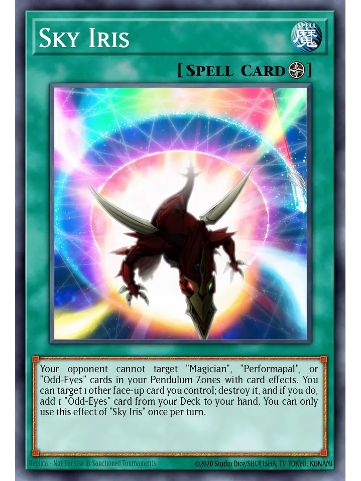 Sky Iris - LAVD-ENO19 - Starlight Rare 1st Edition 1