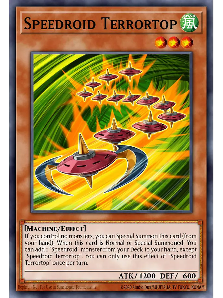 Speedroid Terrortop - LAVD-ENS03 - Secret Rare 1st Edition 1