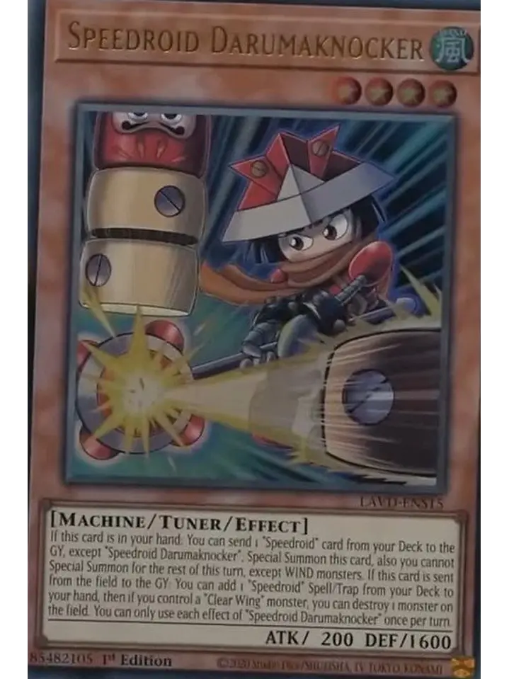 Speedroid Darumaknocker - LAVD-ENS15 - Secret Rare 1st Edition 1