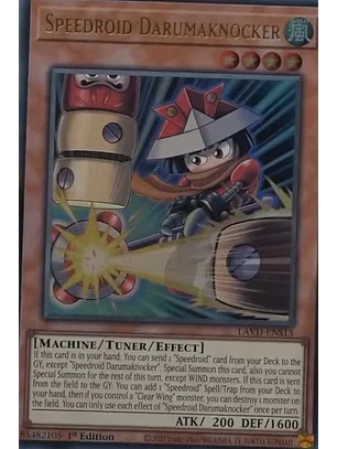 Speedroid Darumaknocker - LAVD-ENS15 - Starlight Rare 1st Edition
