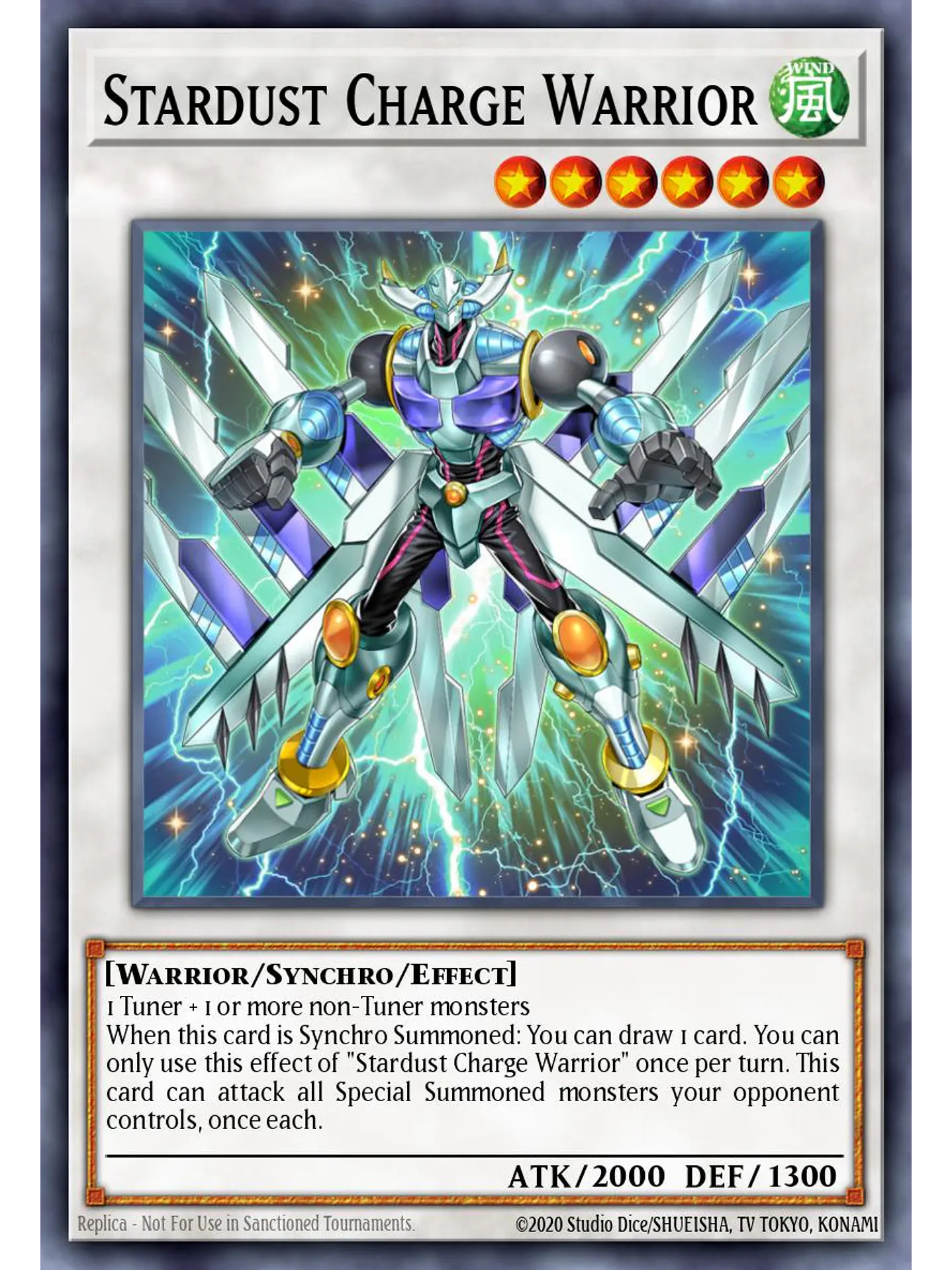 Stardust Charge Warrior - LAVD-ENS27 - Secret Rare 1st Edition 1