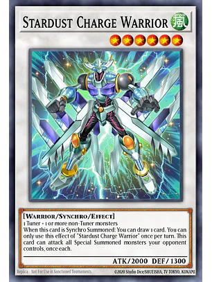 Stardust Charge Warrior - LAVD-ENS27 - Starlight Rare 1st Edition